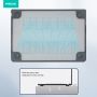 Silicone Soft-Edged Transparent Frosted Protective Shell