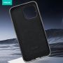 Leather invisible metal holder phone case