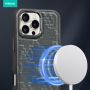 Fine Twill Print Leather Magnetic Phone Case