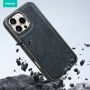Metal Leather Magnetic Phone Case
