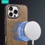 Metal Leather Magnetic Phone Case