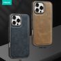 Metal Leather Magnetic Phone Case