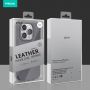 Business leather magnetic mobile phone case