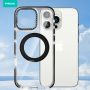 360° Swivel Bracket Magnetic Transparent Phone Case
