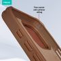 Leather flip cover lens holder  phone case