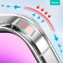 Transparent anti-drop magnetic mobile phone case