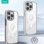 Metal magnetically   clear mobile phone Case