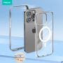 Metal magnetically   clear mobile phone Case