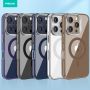 Frosted Electroplated Magnetic Clear Phone Case
