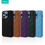 V-Shaped Plain Leather Phone Case