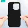 Business leather anti-fall clamshell lens phone case