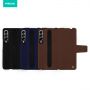 Plain Leather Folding Clamshell Mobile Phone Case
