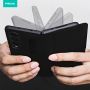 Plain Leather Folding Clamshell Mobile Phone Case